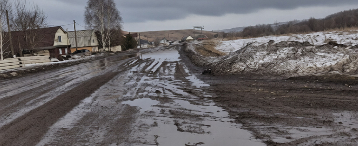 Из 7 км лишь 500 м асфальта: Следком проверяет дорогу Шорохово - Ильинка под Новокузнецком