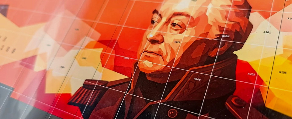 В Новокузнецке создают мурал с портретом Михаила Кутузова